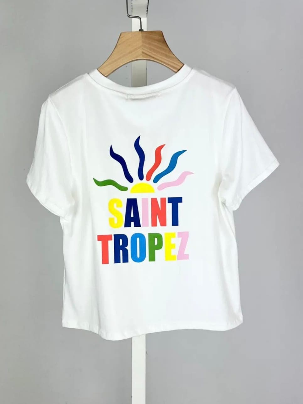 T-shirt Saint-Tropez, Blanc