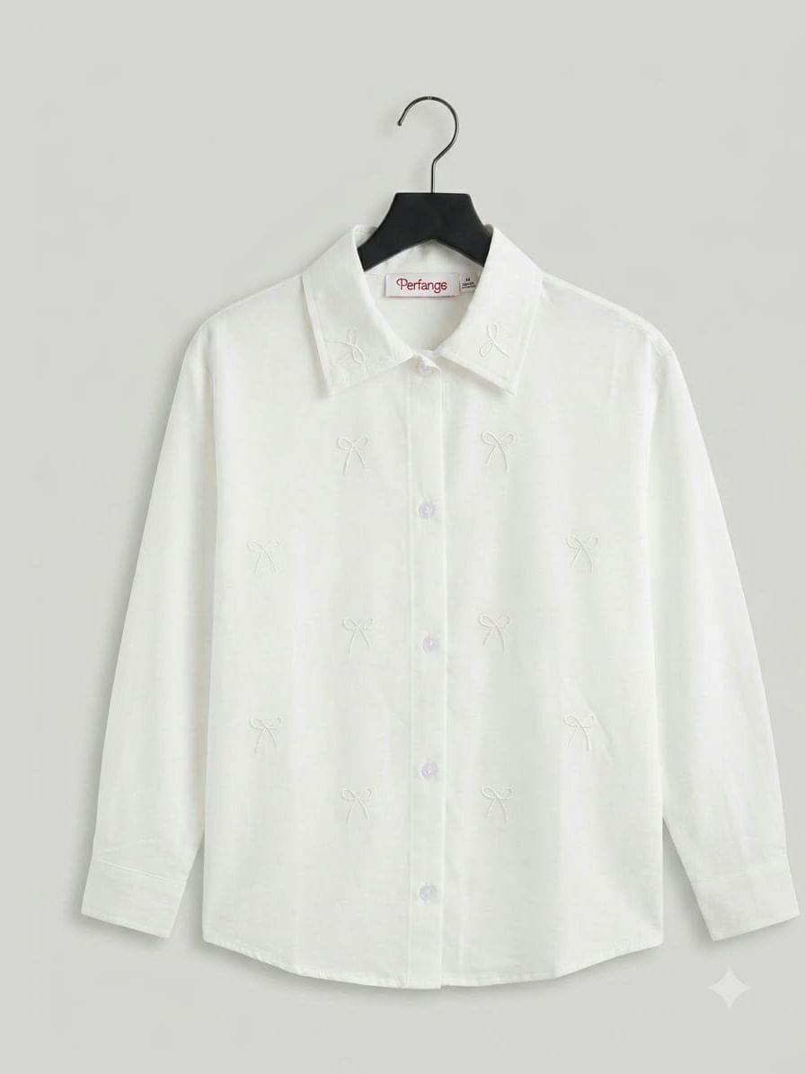 Chemise oversize, Blanc